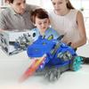 Novo Dinossauro Caminhante Elétrico Universal Multifuncional Brinquedo Dinossauro Mecânico com Spray Modelo Pterossauros Para Brinquedos Presente de Crianças