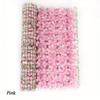 6pc 50cm*50cm Pink Cherry Blossom Artificial Plastic Privacy Fence Screen Realism Decorative Fences Garden Patio Balcony Railing