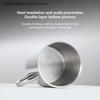 304 Stainless Steel Double Wall Coffee Mug Without Lid Portable Cup Travel Tumbler Jug Children's Milk Tea Cups Office Water Mug