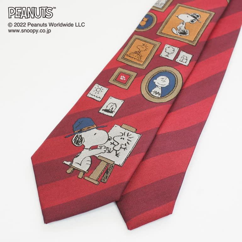 Tie Snoopy Necktie PN912818 Red SNOOPY Business Brand Necktie Present [Peanuts]