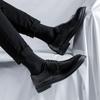Summer Leather Shoes Men'S Business Dress Fashion Brock British Casual Lace-Up Groom Wedding Shoes 6698-R
