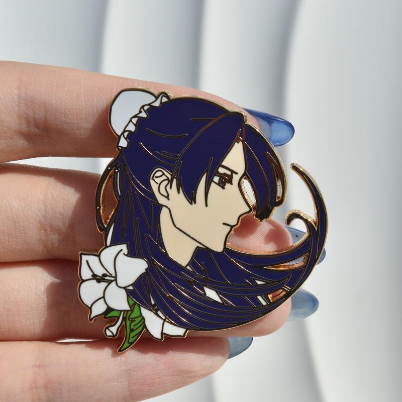 Japan Comic Games Pins for backpacks Lapel Enamel Pins and Brooches for Women Bags Badge Jewelry Accessories Friend Gifts
