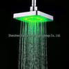 Temperatuurgevoelige LED Douchekop met 7-kleurige Verlichting, 6-Inch Model 8020-B1