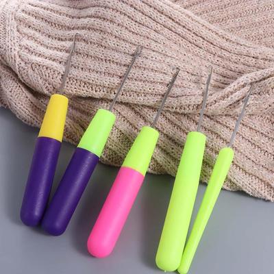2 BUC Mâner Plastic Ac Croșetat Dreadlock pentru Extensii de Păr, Cârlig Croșetat pentru Împletit Părul