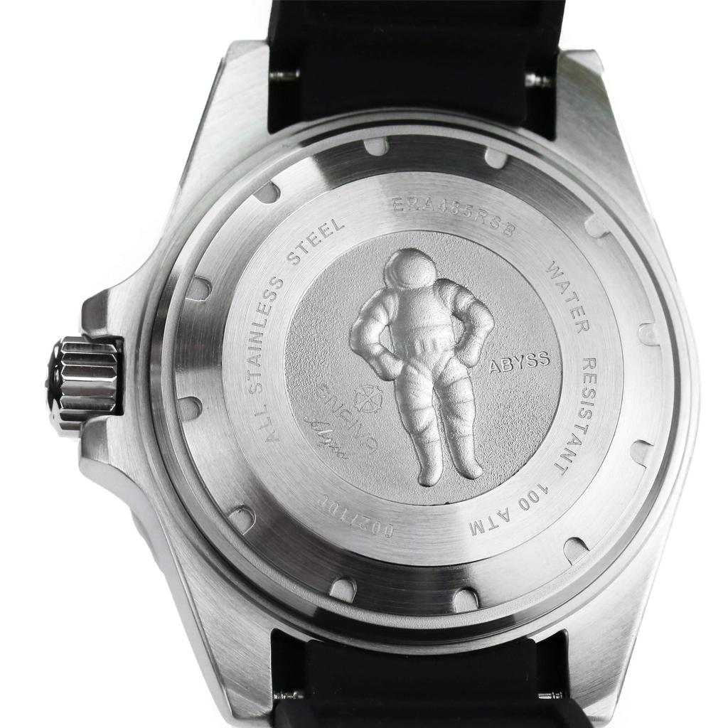 ENRIVA Watch Automatic Watch Date Display 1000m Professional Water Resistant NH35 Sports Diver Style Sapphire Glass Tool Diver's Men's (Black