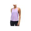 Solid Logo Sleeveless Tank Top Women Tops Purple 1164153-ARF