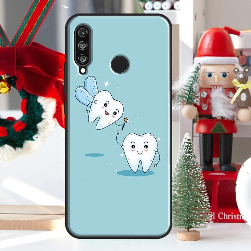 Cute Tooth Dentist For Huawei Nova 7i 8i 11i 12i 12s Y73 Y70 Y90 Y60 Y72 Y61 Y91 9 10 SE P30 Pro P40 Lite Case