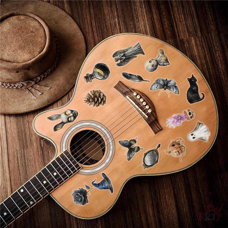 50Pcs/Set Retro Magic Art. Halloween PET Stickers Waterproof DIY Fashion Doodle Decals Stickers