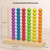 Colorful Wooden Beaded Counting Frame Educational Toy for Toddlers