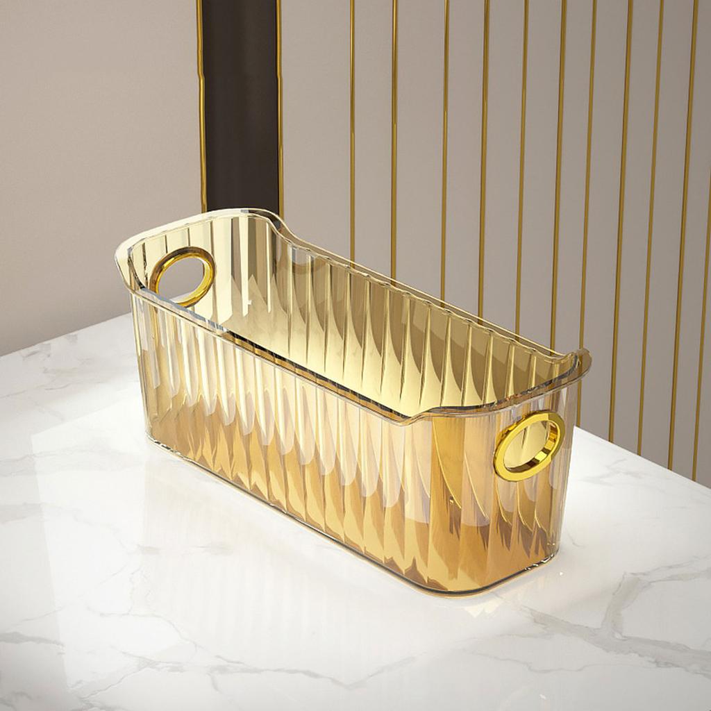 Leichte, luxuriöse Aufbewahrungsbox für Kosmetika auf dem Schreibtisch, Mehrzweckbehälter, Organizer-Boxen für Kosmetika, Schmuck, Ohrringe