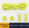No Tie Shoe Laces Suitable for All Shoes Round Spring Lock Elastic Shoelaces Quick Wear in 1 Second Hiking Sports Lazy Shoelace