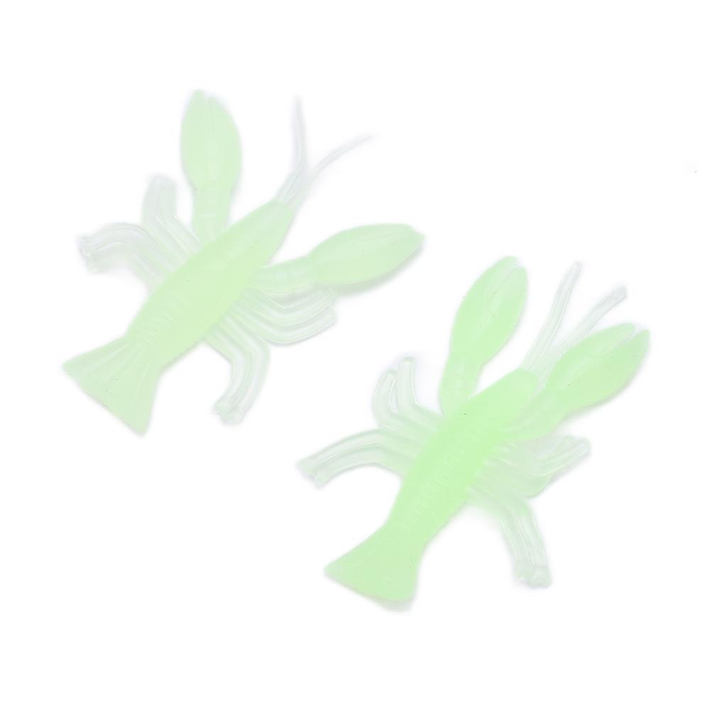 Fishing Shrimps Lures Glowing Luminous Soft   Lifelike Silicone Shirmps Bait