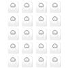 20Pcs Easy Installation Invisible Plate Hangers Strong Adhesive D Hooks For Wall Mounting Pictures Frames Kitchenwares