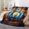 MCFC Print FlAannel Blanket, High Quality Comfortable for All Seasons, Home Decor, Warmth and Comfort