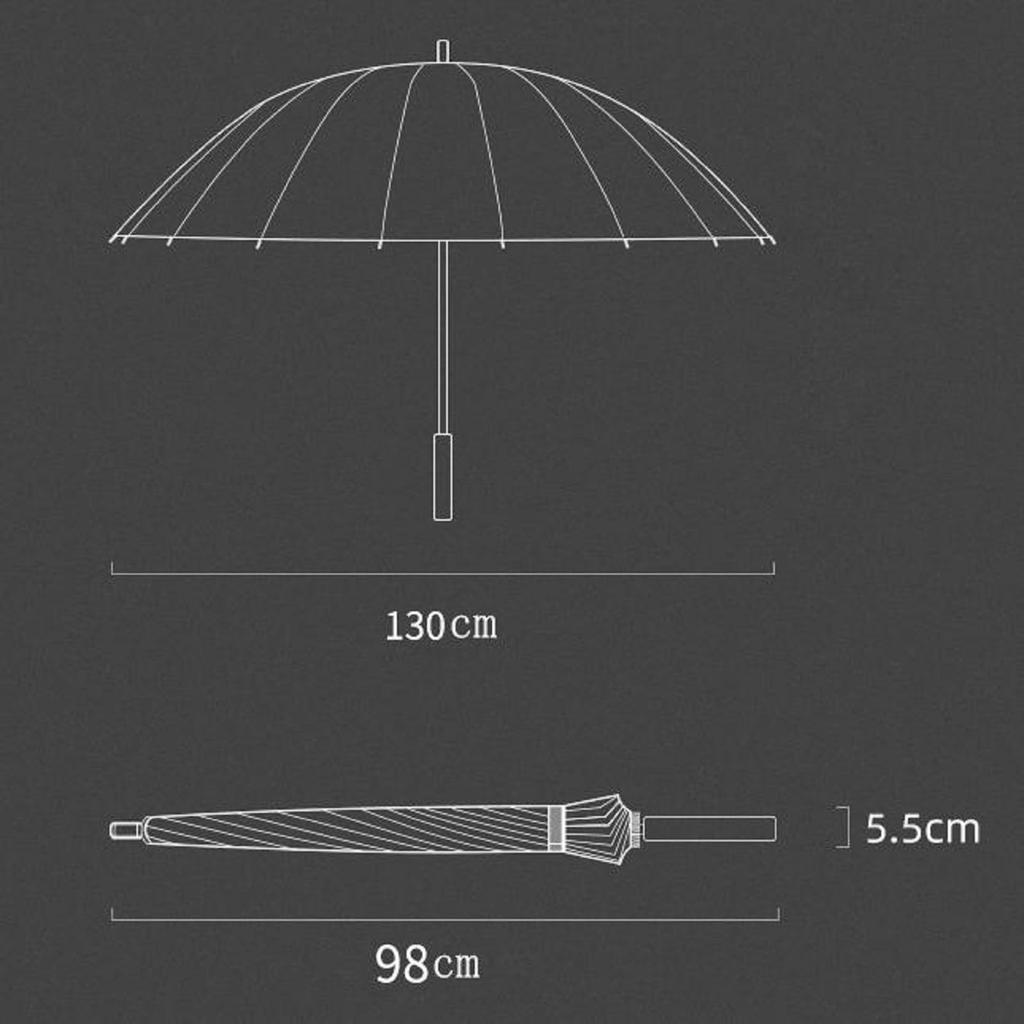 SAISAC Long Umbrella with Cover and Storage Perfect for and Operated Windproof and Umbrella with and Umbrella UV Sun Heat and Light Durable and