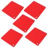 5pcs Silicone Pot Holders Mat Heat Resistant Anti Slip Square Honeycomb Trivet Mat Hot Pads for