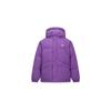 Reebok Hooded Zipper Letter Long Sleeve Down Jacket Unisex Jacket Deep-Purple 24FRM207UGP4