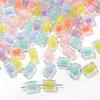 Frosted Acrylic Round Beads for DIY Jewelry and Beading Accessories