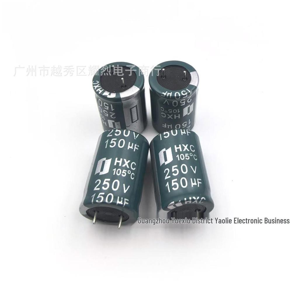 Brand New 250V 150uF Electrolytic Capacitor 18x25mm Plug-in