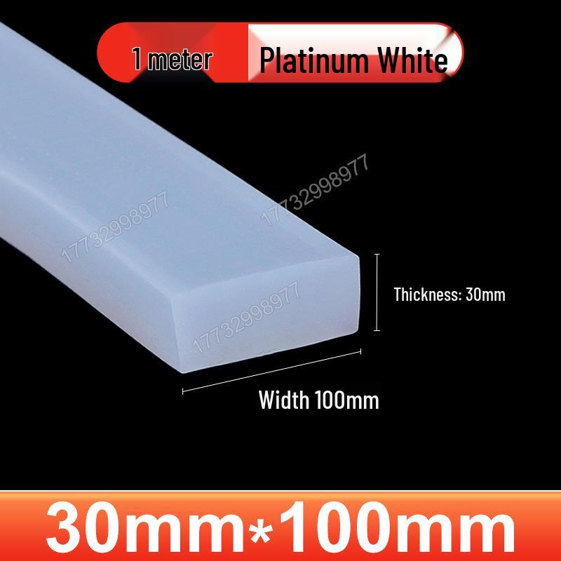 High-Temperature Resistant Transparent Silicone Rubber Sealing Strip