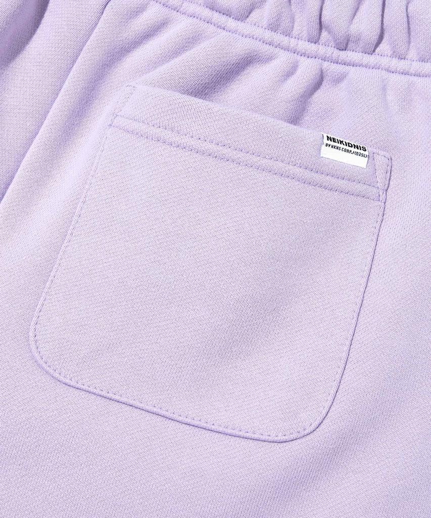 Neikideuniseu Club Logo Sweat Shorts Lavender