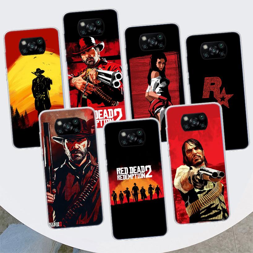 

Чехол для телефона Red Dead Redemption 2 для Xiaomi Poco X3 GT X4 NFC M4 Pro M3 M2 F3 F2 F1 Mi Note 10 A3 A2 Lite A1 CC9E Fundas Xiaomi Poco X3