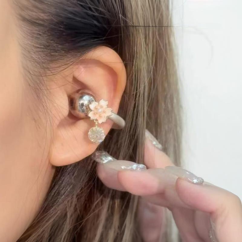 1Pc Diy Headphone Diameter Buckle Zircon Decorative Clip Removable Easy To Install Earbud Accessories