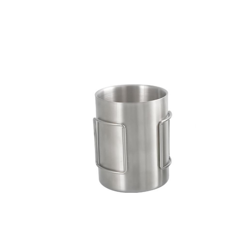 Stainless Steel Folding Water Cup Outdoor Camping Portable Cup