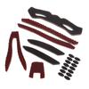 21Pcs/Set Bicycle Motorcycle Sport Sponge Helmet Inner Padding Foam Pads Kits Lining Protection Tool
