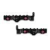 Front Left / Right Bumper Support Bracket Set For - Honda Pilot Black