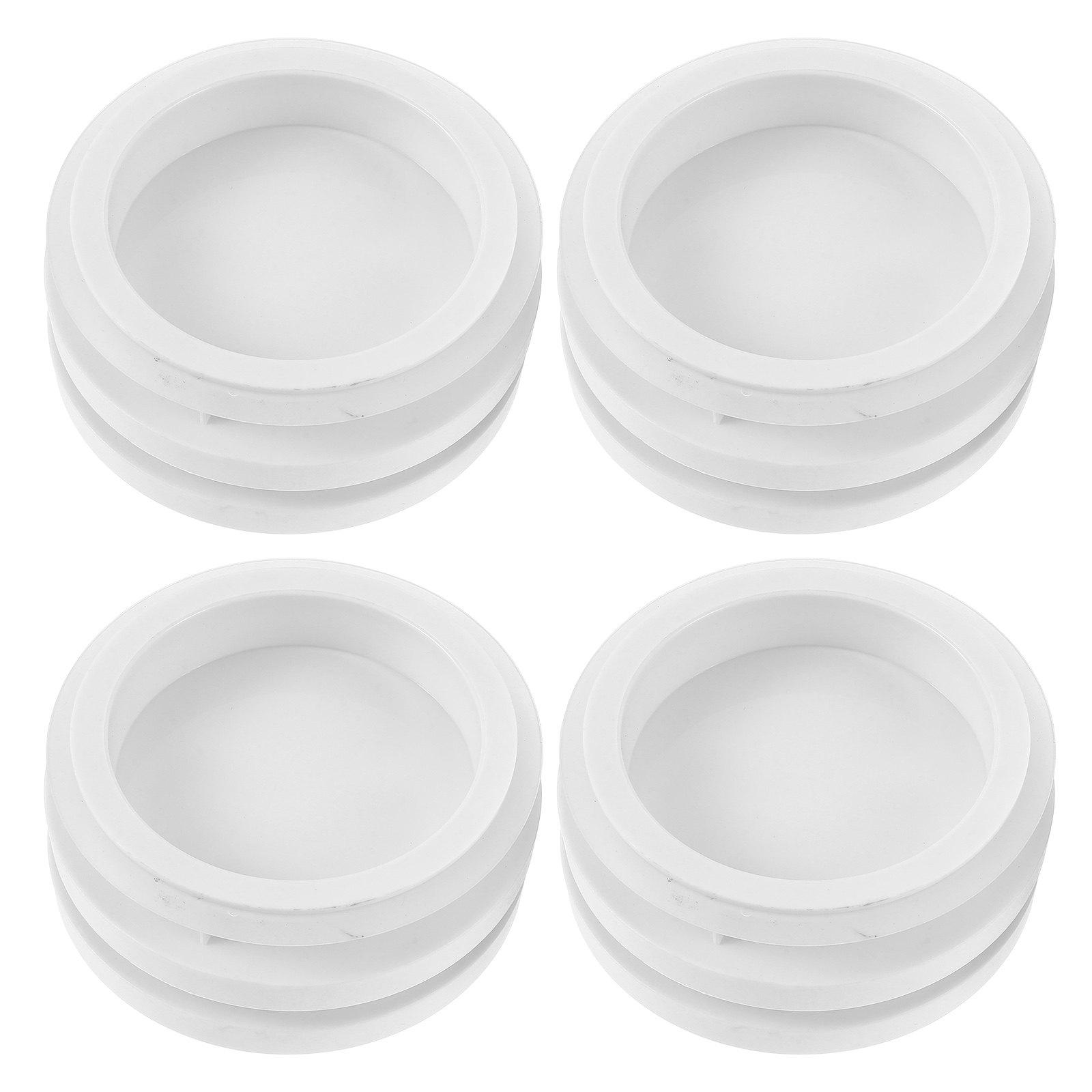 

4Pcs Jar Lid Plastic Storage Jar Lid Reusable Airtight Seal for Food Preservation Dried Fruit Tea Jam Kitchen Organizer 10X10X2.6CM