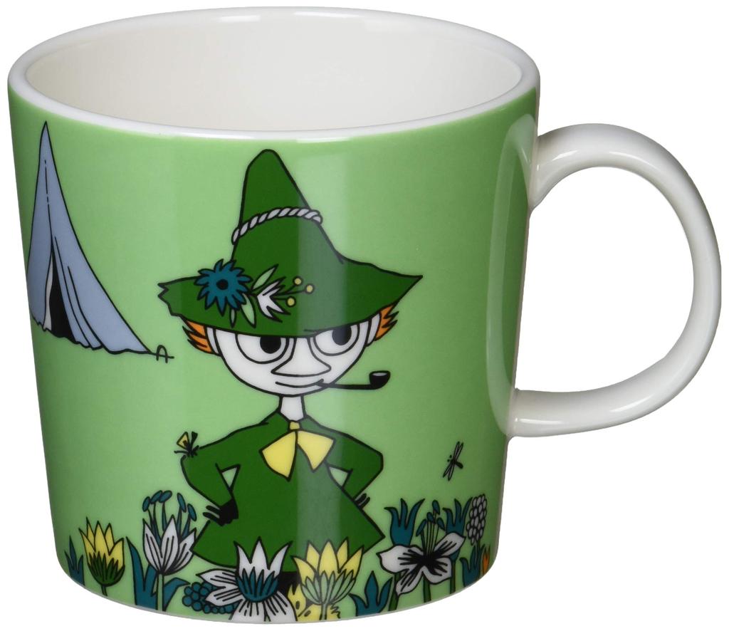ARABIA Moomin Mug, Snufkin, Green (Parallel Import) 64-1180-100098-6