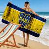 Boca Juniors Logo Print Beach Towel, Large Soft Quick Dry Towel for Beach Camping Swimming