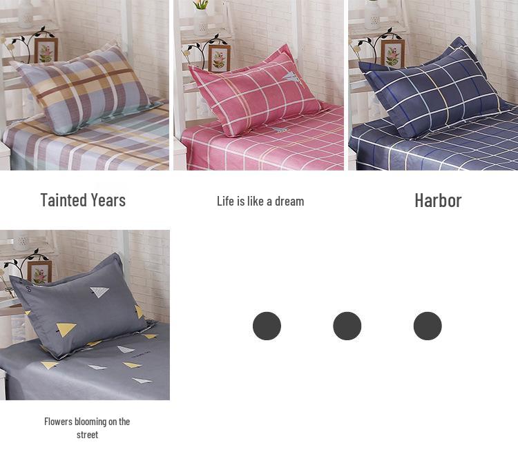 Thickened Large Pure Cotton Pillowcase for Single Dormitory Pillow