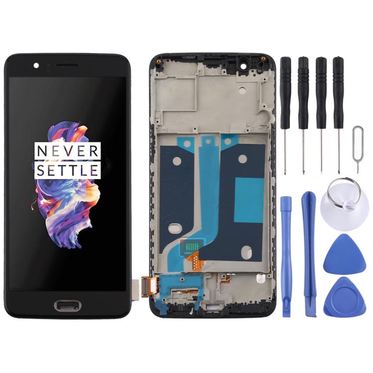 

Для OnePlus 5 A5000 TFT Материал LCD Экран и Дигитайзер Полная Сборка с Рамкой чёрный