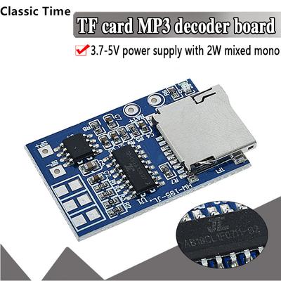 GPD2846A-Board 2W Verstärker TF-Karte MP3-Player-Decoder-Modul für Arduino GM Stromversorgungsmodul 5V Audio-Modus