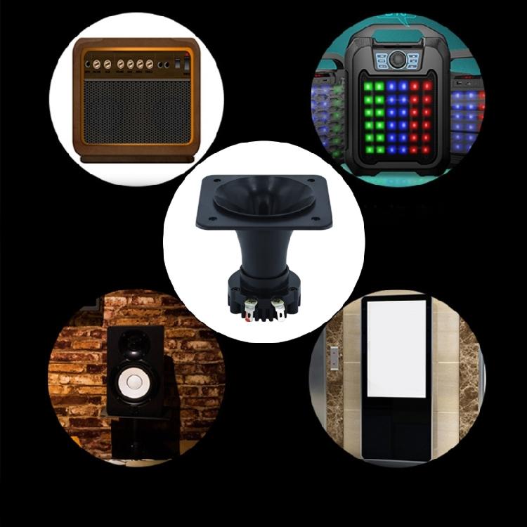 HP1000A Hochtöner mit Horn 25 Kerne Titanfolie Neodym-Lautsprecher für tragbare Soundsysteme und Lautsprecherverbesserungen