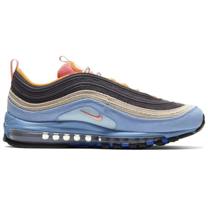 Nike Air Max 97 'Corduroy Pack Blue' Sneakers Casual Shoes CQ7512-462