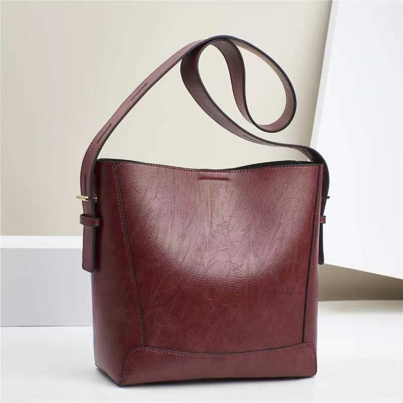 Modern Simple Pu Bucket Bag For Women In Popular Colors Ideal For Everyday Use