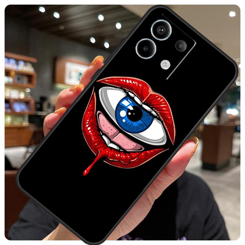Monster-Auge Handtasche für Xiaomi Redmi Note 12 9 10 11 13 14 15 Pro Plus Hülle für Redmi 13C 12C 10C 14C 15 C