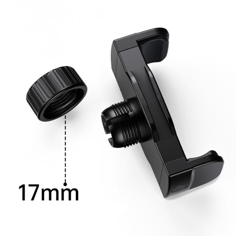 Adjustable Stretch Design Mobile Phone Holder 360 Rotation Plastic Clip for Vloggers Photographers Car Mounts Tripods