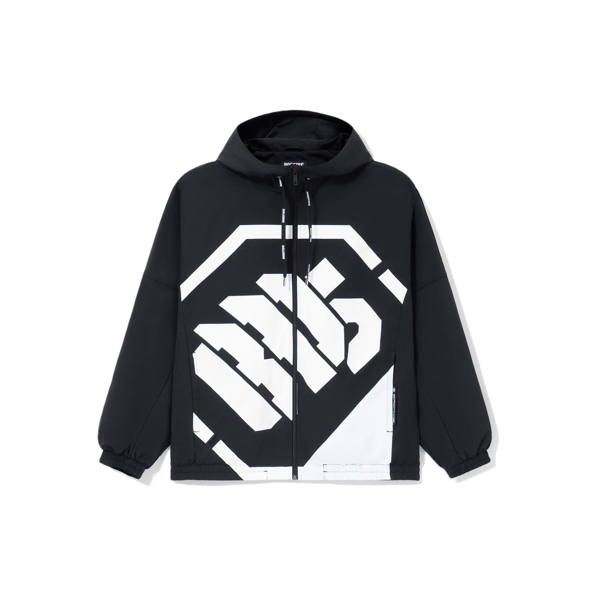 Li-Ning BadFive Sports Basketball Hooded Jacket  Black White  Men s AFDS075-3 M