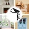 Decorations For Door Corner Door Corner Sign Metal Crow Door Topper Home Wall Decoration Elegant Waterproof Door Ornament For