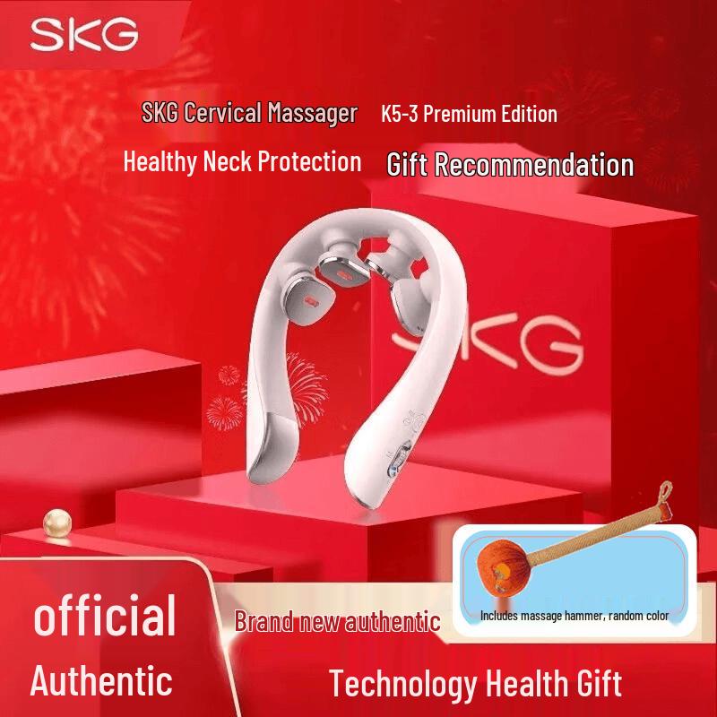 K5-3 Premium Neck Massager with Moxibustion Hammer