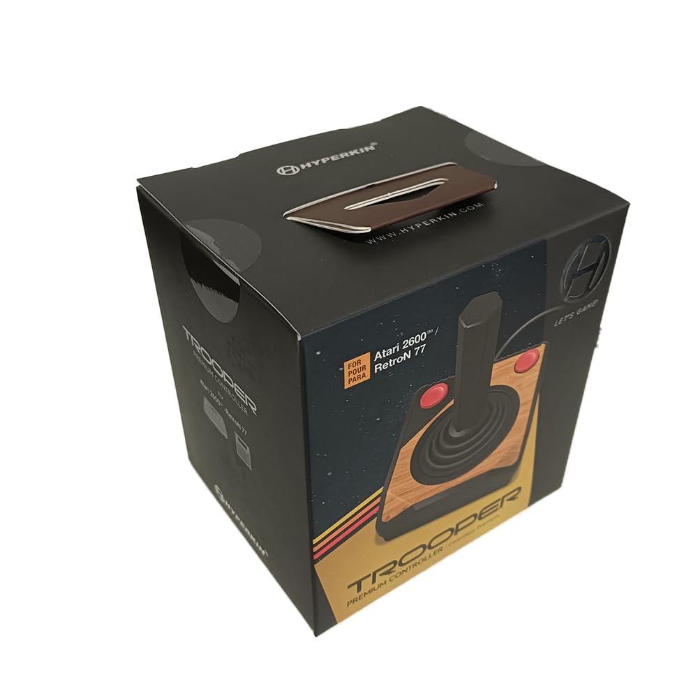 

Hyperkin Trooper Premium Wired Joystick ATARI 2600 Retron 77 Compatible Classic Gaming Controller – / чорний