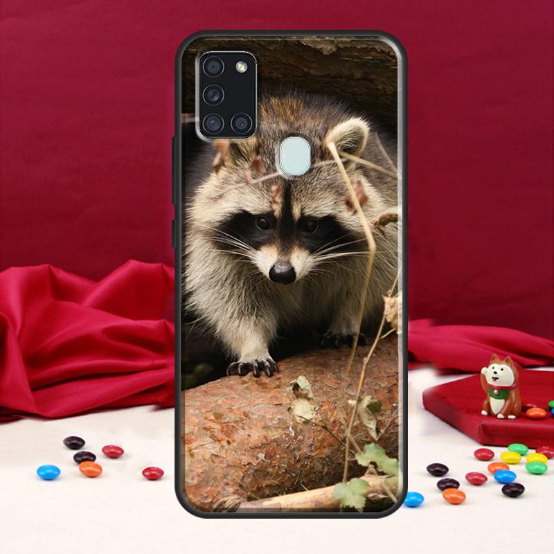 Raccoon Case For Samsung Galaxy A34 A54 A14 A12 A22 A32 A52 A51 A71 A50 A53 A73 A13 Back Cover