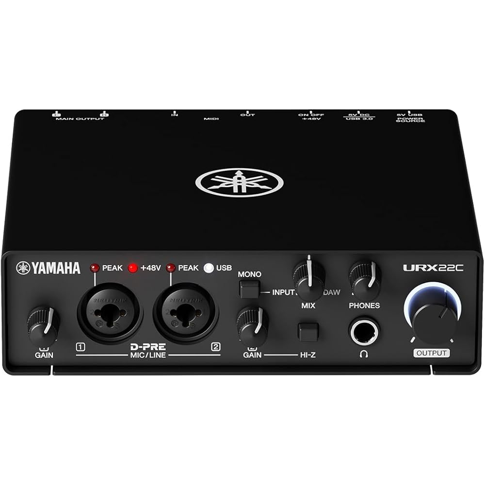 Yamaha YAMAHA USB3.1 audio interface 32bit/192kHz 2 in/2 out music production recording distribut...