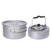 Boundless Voyage Titanium Pot Camp Cooker Lid Folding Handle Large Capacity Ultra Lightweight Cap Cookware Outdoor Cooking Tools Barbecue Camping Gear