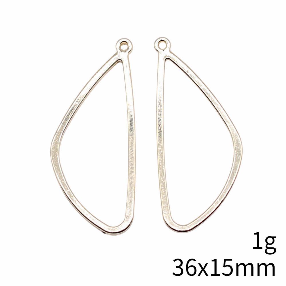 Wedding Anniversary Charms For Italian Bracelet Geometric Hollow Charms Pendant Women's Clothing Pendant Accessories