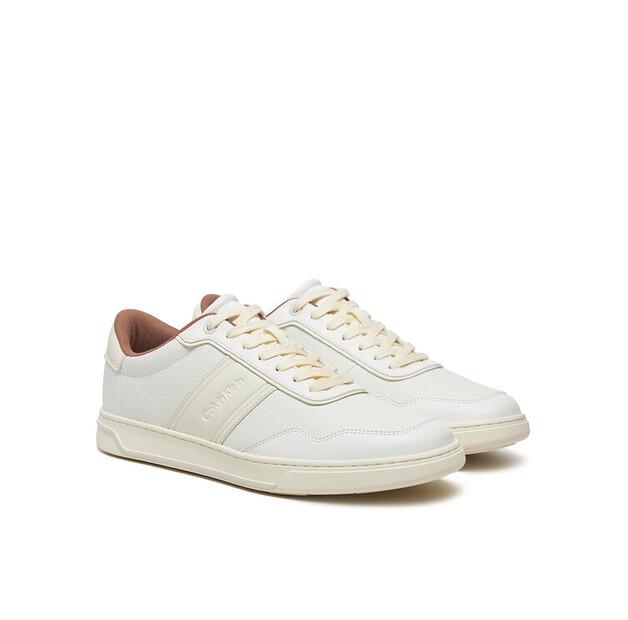 Мужские кроссовки Calvin Klein Low top lace up logo hm0hm01653 белые